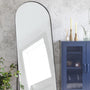 Garden Trading Charlcombe Arched Freestanding Mirror in Iron