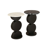 Liang & Eimil Pop 1 Side Table - White Marble