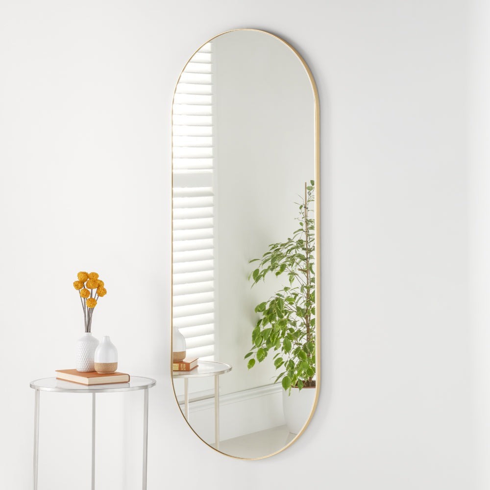 Andora Oval Wall Mirror - Gold Yearn Mirrors 1