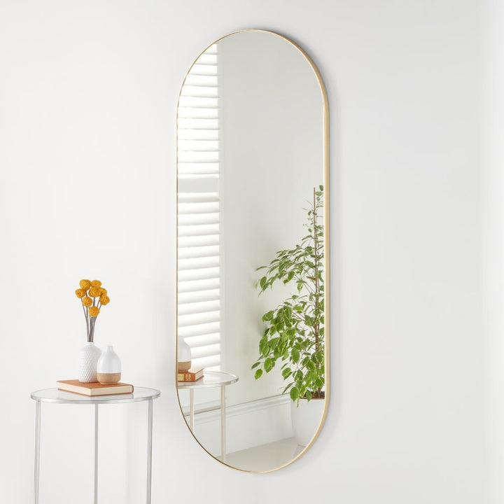 Andora Oval Wall Mirror - Gold Yearn Mirrors 1