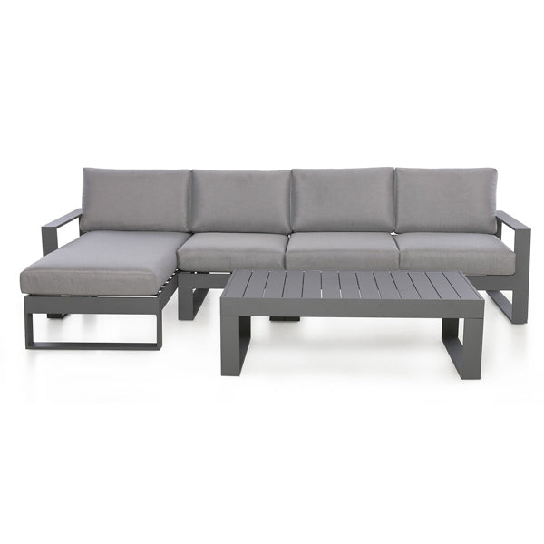 Maze Amalfi Outdoor Sofa Set in Grey