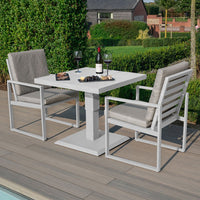 Maze Amalfi 2 Seater Bistro Set White