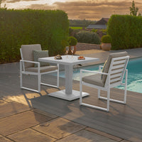 Maze Amalfi 2 Seater Bistro Set White