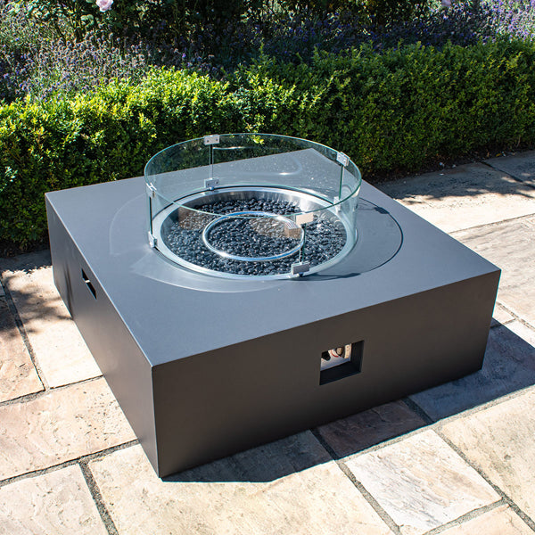 Maze Fire Pit Coffee Table Charcoal