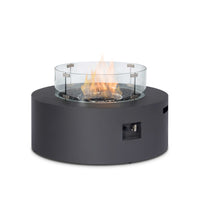 Maze New Aluminium Gas Fire Pit Coffee Tables Grey