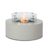 Maze New Aluminium Gas Fire Pit Coffee Tables White