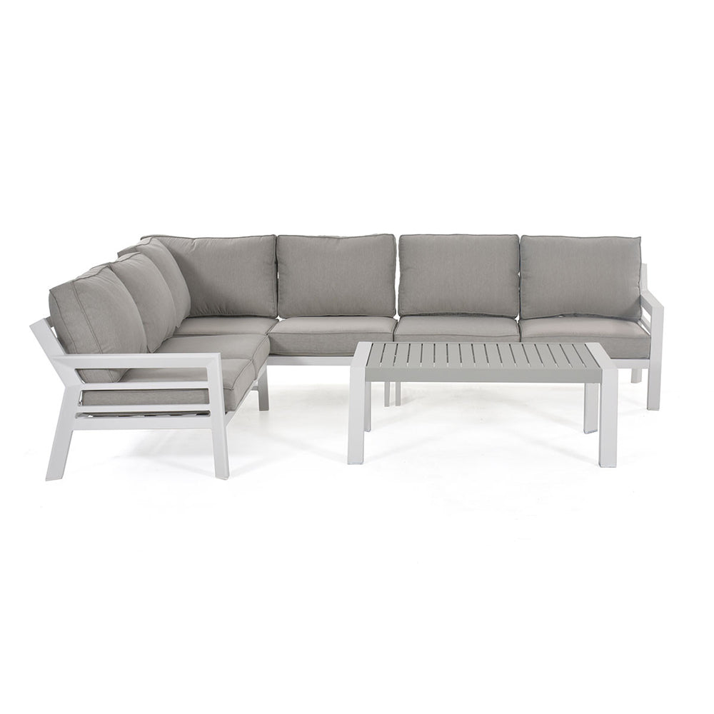 Maze New York Sofa Set White