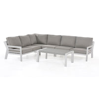 Maze New York Sofa Set White