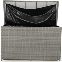 Maze Ascot Cushions Storage Box Grey