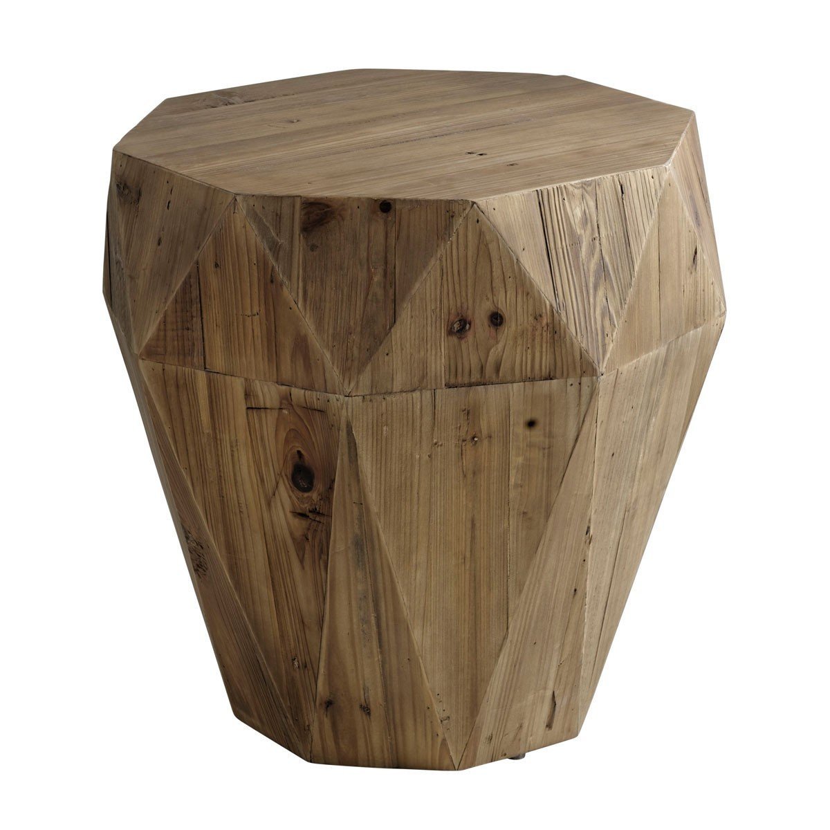  AndrewMartin-Andrew Martin Brancusi Side Table Solid Wood-Brown 813 