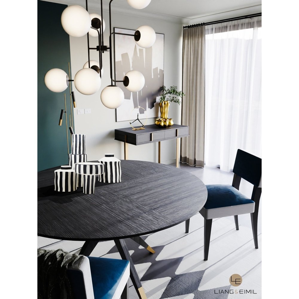Liang & Eimil Anthology Brass Round Dining Table