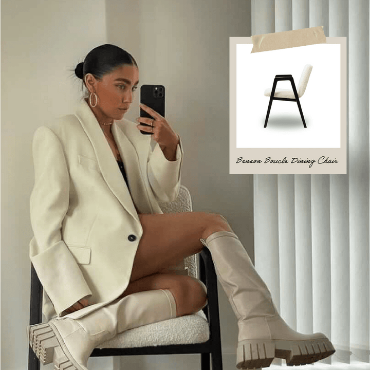 Liang & Eimil Benson Boucle Sand Dining Chair