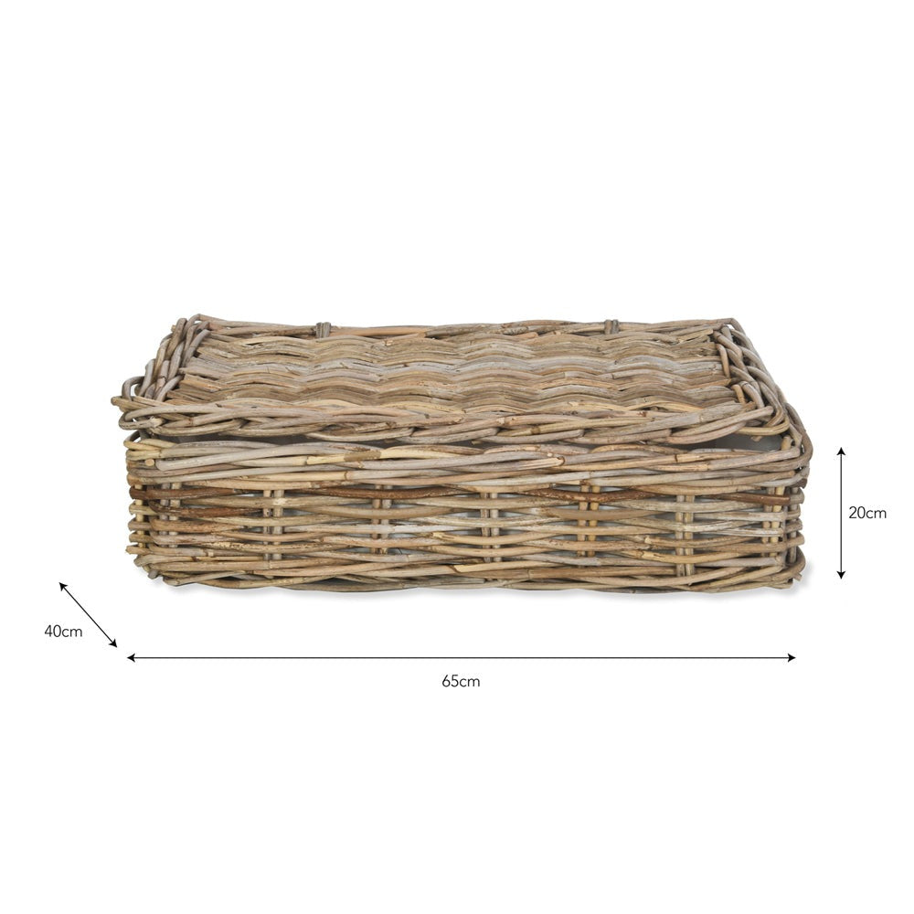 Garden Trading Medium Rattan Bembridge Basket with Lid