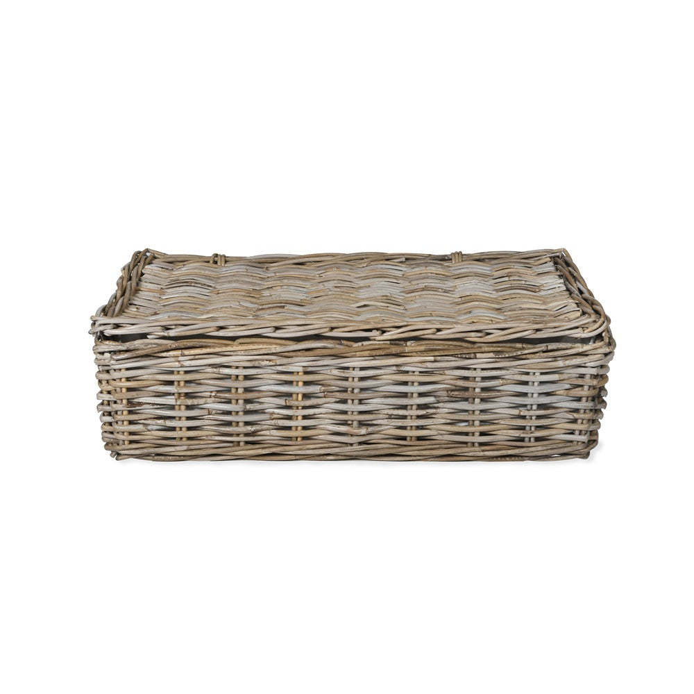 Garden Trading Large Rattan Bembridge Basket with Lid