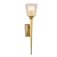 Elstead Lighting Verity 1 Light Wall Light in Brass