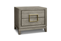 Berkeley Designs Lucca Bedside Cabinet in Taupe