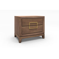 Berkeley Designs Lucca Bedside Cabinet Walnut