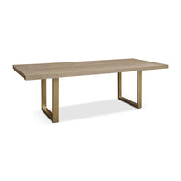 Berkeley Designs Valencia Dining Table Natural Grey Oak