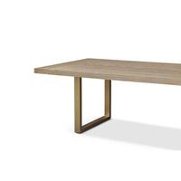 Berkeley Designs Valencia Dining Table Natural Grey Oak