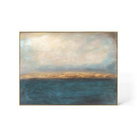 Berkeley Designs Oil Painting On Canvas 29 Wall Art Blue And Gold