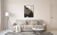 Berkeley Designs Abstract Design 31 Wall Art Black And Gold