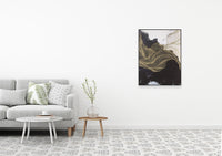 Berkeley Designs Abstract Design 31 Wall Art Black And Gold