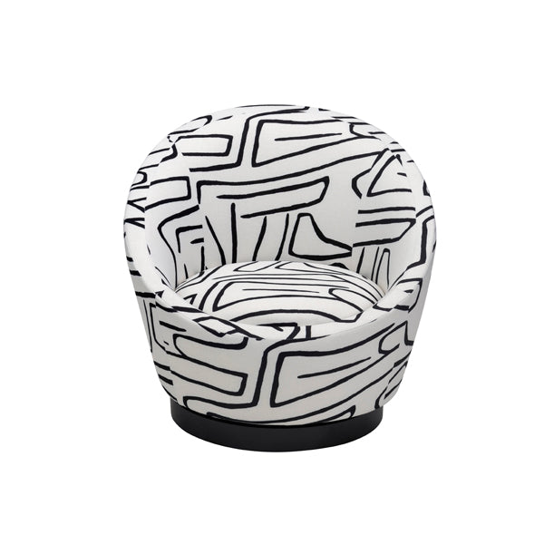 Liang & Eimil Ekte Occasional Chair - Zebra Black & White