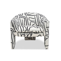 Liang & Eimil Iconic Occasional Chair - Zebra Black & White