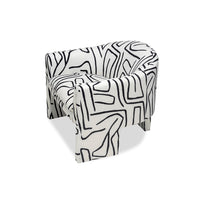 Liang & Eimil Iconic Occasional Chair - Zebra Black & White