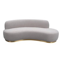 Liang & Eimil Sasha 3 Seater Sofa Boucle Taupe Left