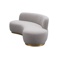 Liang & Eimil Sasha 3 Seater Sofa Boucle Taupe Left