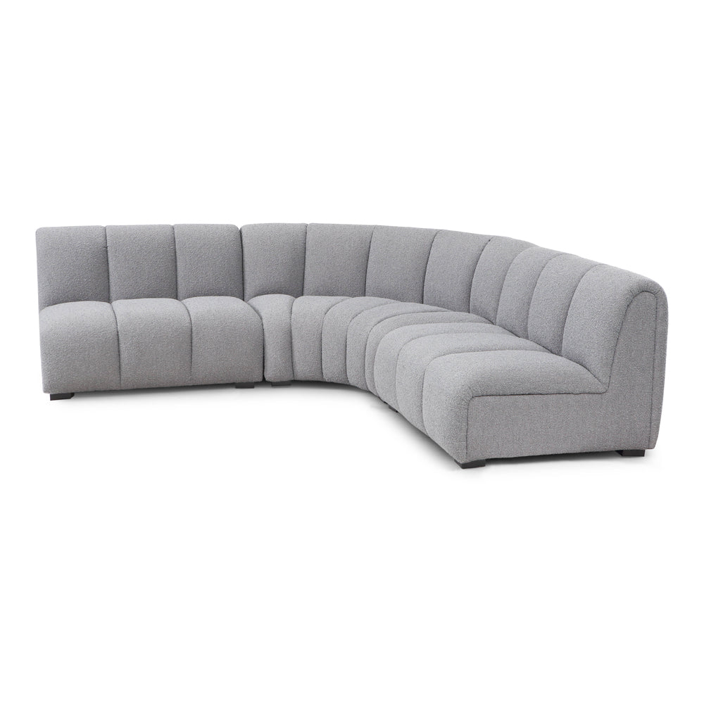 Liang & Eimil Ralph Sofa Single Unit Boucle Graphic Grey