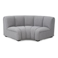 Liang & Eimil Ralph Sofa Corner Unit Boucle Graphic Grey