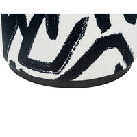 Liang & Eimil Chapel Stool - Graphic Black & White