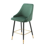 Native Home Set of 2 Chesterfield Green Kitchen Bar Stool