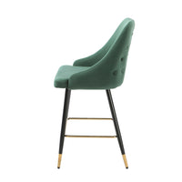 Native Home Set of 2 Chesterfield Green Kitchen Bar Stool