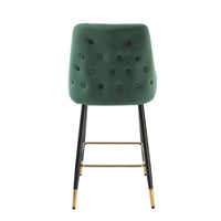 Native Home Set of 2 Chesterfield Green Kitchen Bar Stool