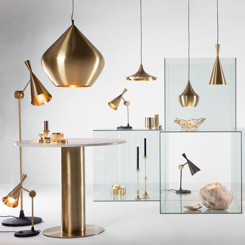 Beat Table Lamp - Brass Tom Dixon 3