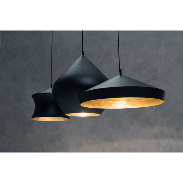 Beat Flat Pendant Light - Black Tom Dixon 2