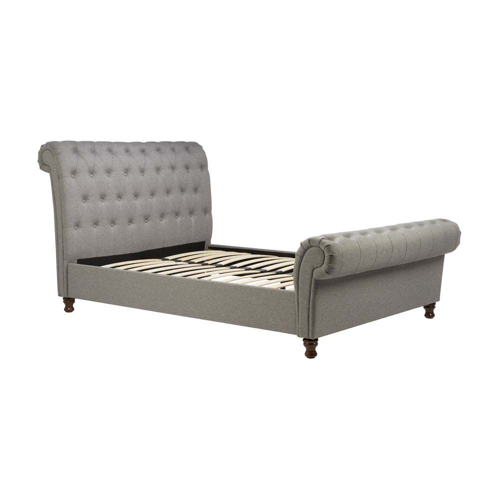 Olivia's Caspian Bed in Grey