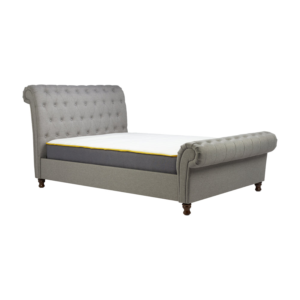 Olivia's Caspian Bed in Grey