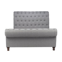 Olivia's Caspian Side Opening Ottoman Bed in Grey