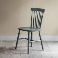 Garden Trading Pair of Spindle Back Chairs in Forest Green