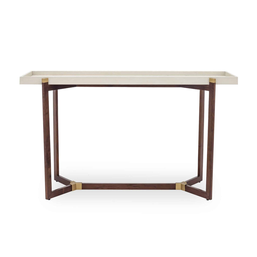 DI Designs Hambledon Console Table - Cream Shagreen