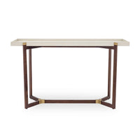 DI Designs Hambledon Console Table - Cream Shagreen