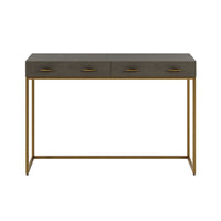 DI Designs Hampton Console Table - Grey Shagreen