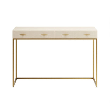 Hampton Console Table - Ivory Shagreen DIDesigns 1