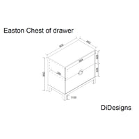 DI Designs Easton Sunburst Chest Of Drawers