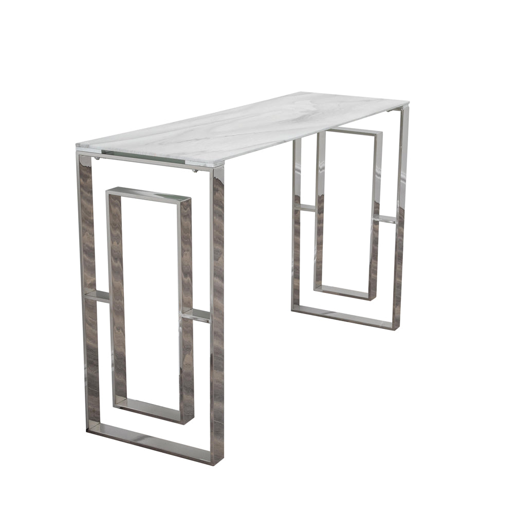 Native Home Milano Marble Console Table Grey