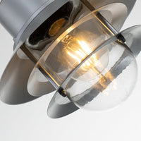 Elstead Lighting Copenhagen 1 Light Chain Lantern in Silver
